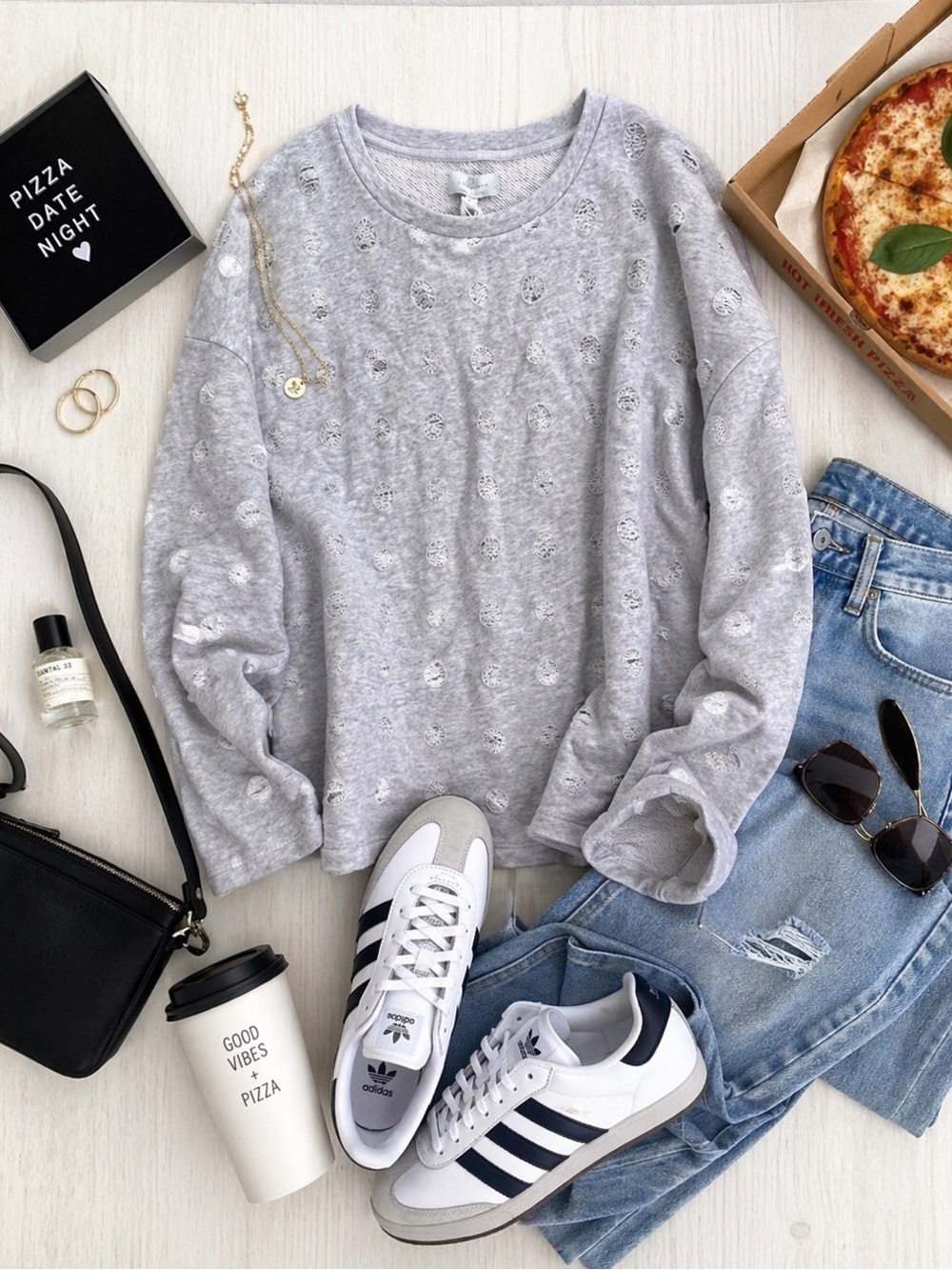 New with tags!! Lucky Brand women’s sweatshirt. Grey, size small.